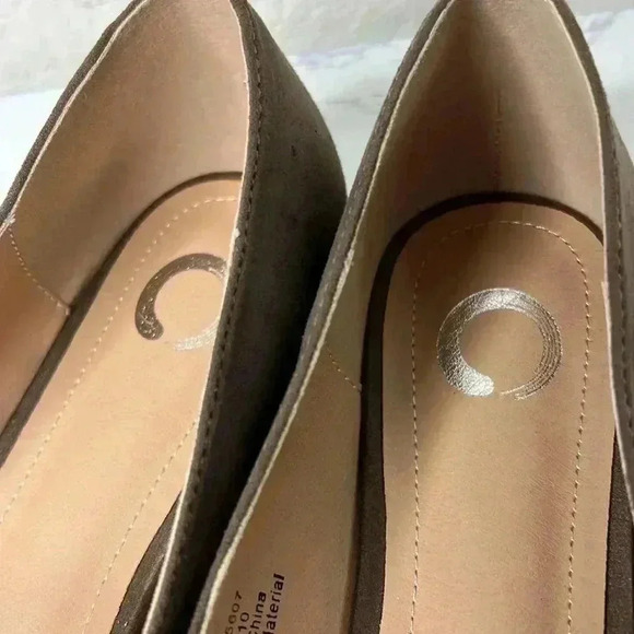 Journee Collection Mindee Flat Taupe Color - Picture 7 of 10